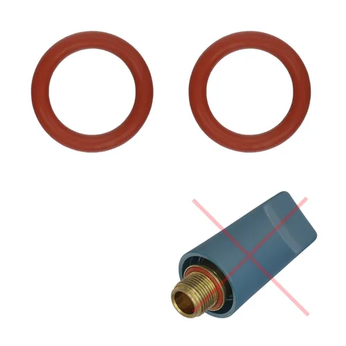 2x Dichtung für Dampf Bügelstation Tankverschluss D= 3/8mm für Rowenta DG