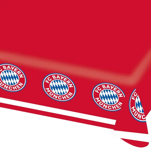 FC Bayern München Tischdecke 120 x 180 cm Rot Blau Fußball Tisch-Deko
