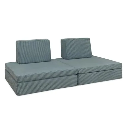 Ehrenkind® Hüpfsofa Kinder – Modulares Spielsofa mit Taschenfederkern - Das Hüpfsofa fördert aktiv die Motorik mit integrierten Hüpfpolstern. Perfekt zum kreativen Spielen und sicheren Ausruhen. Hochwertige Verarbeitung, waschbarer Bezug und made in Austria.