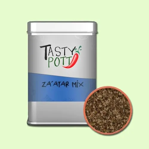 Tasty Pott Za´atar Mix | Gewürze | Gewürzmischung | Orientalische Küche | Mit Sesam | Würzig kochen | Kräuter | 50g Dose