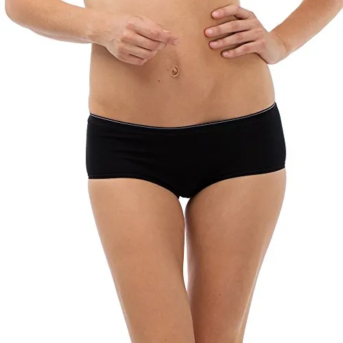 Schöller Damen Hipster-Panty Sportiv 3er Pack Größe 46, Farbe schwarz