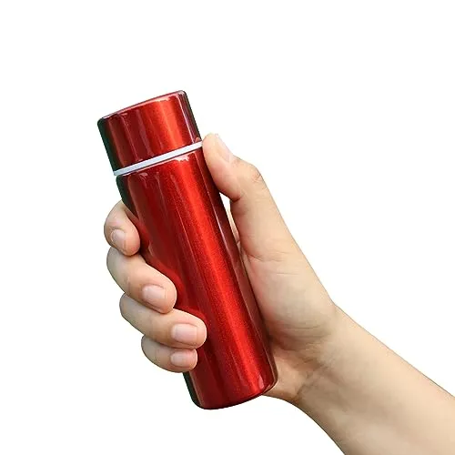 LYXBOFC Edelstahl Wasserflasche, Tragbare Isolierte Tasse, 150ml (Rot)