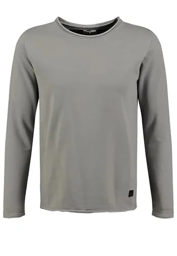 Key Largo Langarmshirt M - Slate Grey - Hochwertiges Langarmshirt aus 80% Baumwolle und 20% Polyester in Slate Grey. Ideal für lässige Looks und bequem im Alltag.