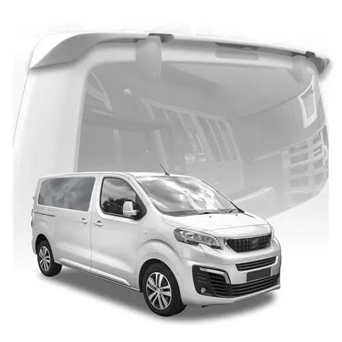 CHROMEMASTER | Dachspoiler Heckspoiler Kompatibel mit Peugeot Traveller 2016+; Auto Zubehör