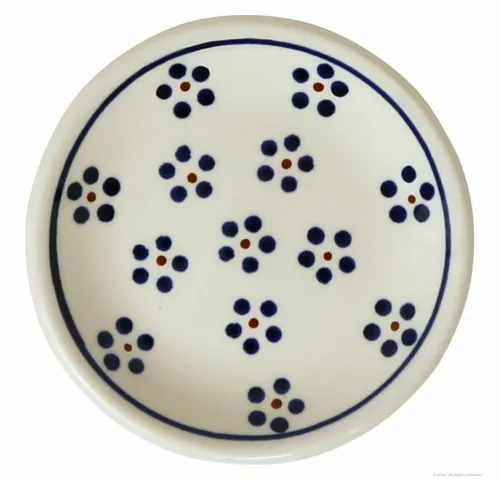 Bunzlauer Keramik Sushiteller Ø11,6 cm H2,2 cm Dekor 1 kleiner flacher Teller