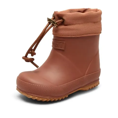 bisgaard Unisex Kinder Thermo Baby Rain Boot - Old Rose, 27 EU - Gummistiefel mit warmem Wollfutter für optimalen Komfort an Regentagen, aus wasserdichtem Naturkautschuk und mit flexibler Sohle für sicheren Halt.