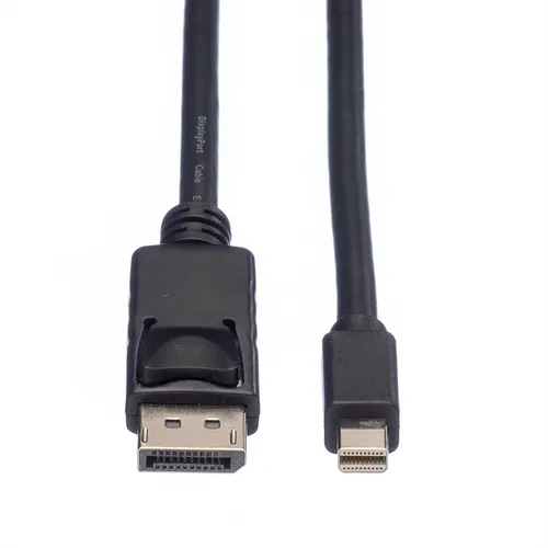 DisplayPort Kabel, DP Stecker - Mini DP Stecker, schwarz, 1 m
