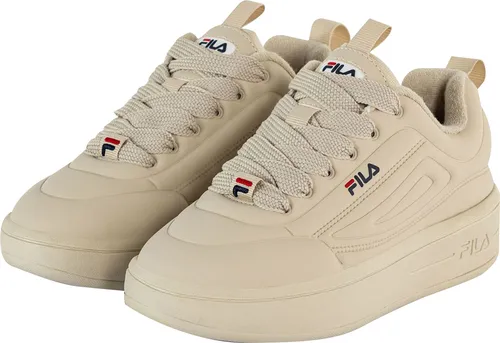 Fila Superbubble Damen Sneaker in Grau, Größe 37 in beige von FILA