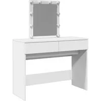 vidaXL Schminktisch mit LED-Beleuchtung 100x40x130 cm von vidaXL