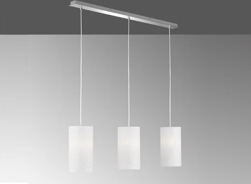 LED Pendelleuchte 3flammig dimmbar - Stilvolle Esstischlampe mit Stoffschirmen - Deckenleuchten: Elegante 3flammige Hängelampe mit dimmbaren LED Leuchtmitteln und stilvollen Stoffschirmen für ein individuelles Lichtambiente.