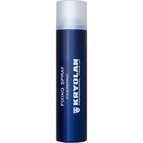 Kryolan Fixierspray 300 ml – Professionelles Make-up Setting Spray - Make-up Finish mit langanhaltendem, wasserfesten Halt. Ideal für Profis und Make-up Liebhaber, sorgt für einen wischfesten Look und schützt das Make-up unsichtbar.