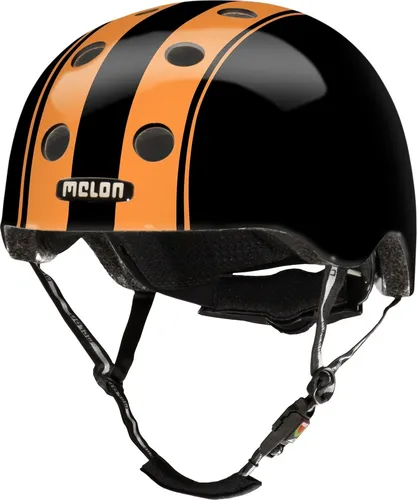 Melon Fahrradhelm »Double Orange Black« – Leichter urbaner Cityhelm für die ganze Familie
