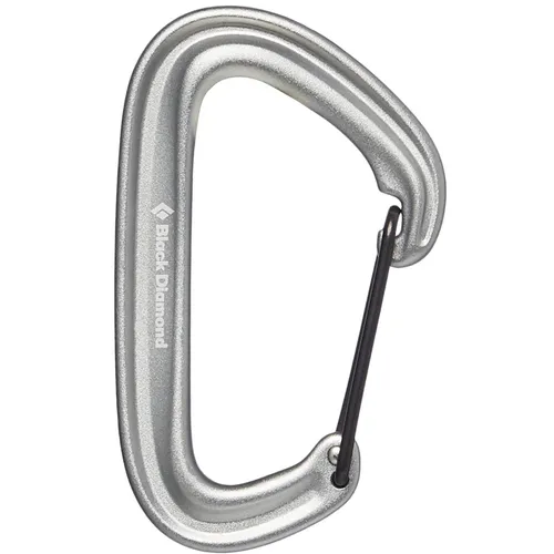 Black Diamond Litewire Karabiner (Größe One Size, grau)
