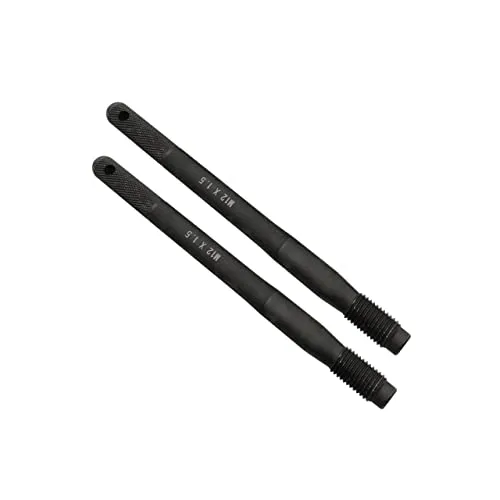 ZKTOOL 2-TLG Edelstahl Radmontagehilfe-Satz M12x1.5, Kfz Radwechsel Helfer Werkzeug, Radmontagewerkzeug, Radausrichtungswerkzeug, Loch zum Aufhängen/Lösen