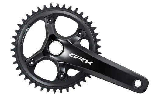 Shimano GRX FC-RX600 40T 1x11-fach Kurbelgarnitur - Kurbelgarnitur für Gravel Bikes, 175 mm Länge, 1 Gang für optimale Leistung und Effizienz auf jedem Terrain.
