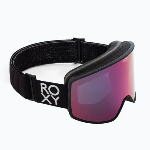 Roxy Storm W Damen Snowboardbrille Skibrille Schneebrille Schwarz One Size