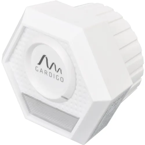 Gardigo Tiervertreiber 62500 - Ultraschall & Licht für 200m² - Ultraschall-Schädlingsschutz mit 200m² Reichweite, vertreibt Waschbären effizient durch Schallfrequenzen und 3-fach LED-Blitzlicht. Inkl. Akku-Batterien & USB-Ladekabel für schnelles Aufladen.