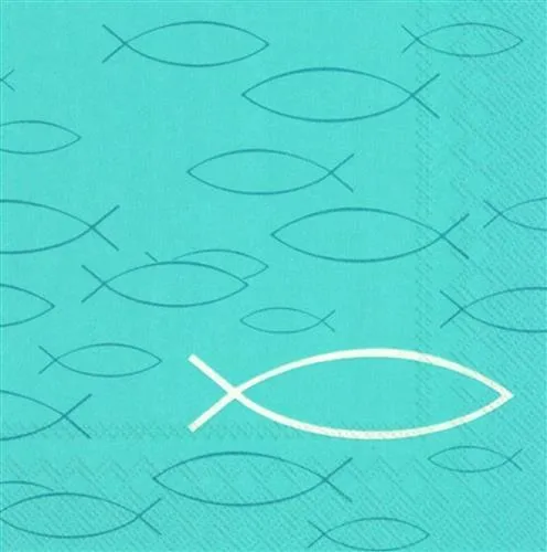 Papierservietten Türkis von IHR