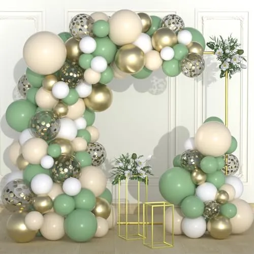 Salbei grün Ballon Girlande Kit Bogen