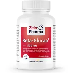 Produktbild Beta-Glucan 500 mg + Vitamin C & Zink Kapseln 60 St
