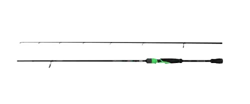 Mitchell Traxx MX5 Lure Vielseitiges Sortiment an Angelruten zum Spinnen, Jiggen, Dropshot und Werfen, Spinnruten, Raubfischangeln, Barsch, Zander, Hecht, Forelle, Schwarz/Neongrün, 2,44m | 5-21g