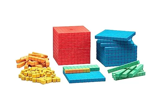 Dienes Grundsortiment Würfel 141-teilig Re-Wood® - Sonstige, ideal zum Dezimalrechnen lernen mit nachhaltigem Re-Wood® Material aus Deutschland.