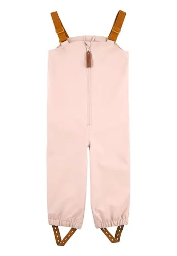 Sterntaler Regenhose ungefüttert Uni - zartrosa - Wasserdichte Kinder Regenhose mit verschweißten Nähten und elastischen Hosenträgern. Ideal für Matsch und Buddelspaß, robust und pflegeleicht bei 30°C.
