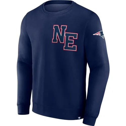 Fanatics New England Patriots Varsity Letter NFL Fleece Pollover - XL - Offiziell lizenziertes Fleece mit stylischem Design, ideal für Fans der New England Patriots. Perfekt für den sportlichen Look und angenehmen Tragekomfort.