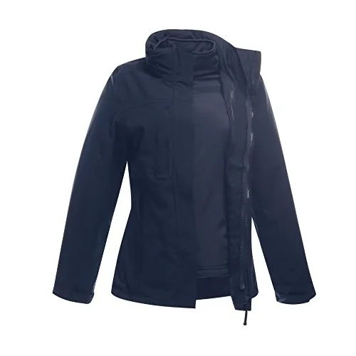 Regatta Professional Women's Kingsley 3-in-1 Jacket - Funktionsjacke mit wasserdichtem Design, bietet vielseitigen Schutz und komfortable Anpassung durch verstellbare Bündchen und Saum.