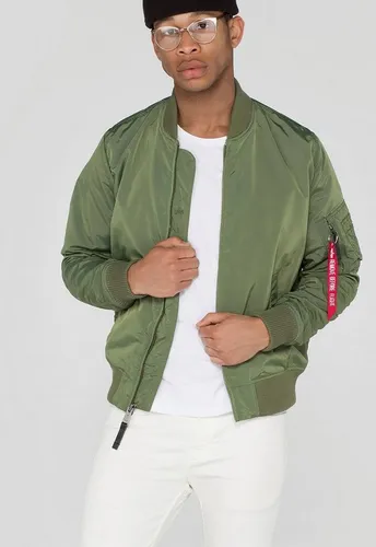 Alpha Industries MA-1 TT Two Tone Bomberjacke - Funktionsjacke für Herren in Slim Fit, aus strapazierfähigem Nylon, ideal für Frühling und Herbst, mit praktischem Stauraum und markantem Innenfutter.