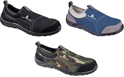 Delta Plus MIAMISPKA38 Niedrige Schuhe Aus Polyester Baumwolle - S1P Src, Kaki, Größe 38