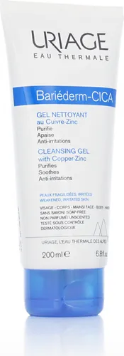 Uriage Bariéderm-CICA CLEANSING GEL with Copper-Zinc 200 ml