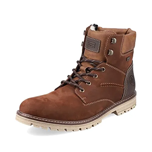 Rieker Herren Schnürstiefeletten F3613 - Wasserabweisende Chukka Boots - Herren-Stiefel mit riekerTEX-Membran für optimalen Nässeschutz und Atmungsaktivität, ideal für Übergangszeiten.