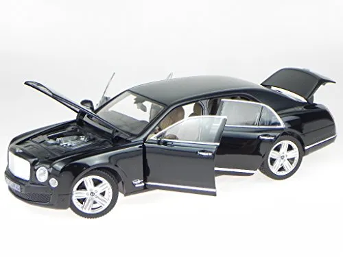 Bentley Mulsanne schwarz LHD Modellauto 43800 Rastar 1:18