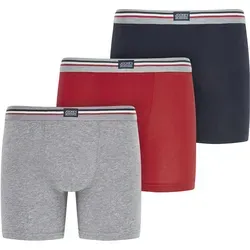 Jockey Trunk Cotton Stretch Boxer Trunk 3er Pack - Herrenunterhosen mit mittlerer Bundhöhe und Logobund, ideal für Komfort und Passform dank elastischem Materialmix.