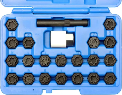 Kunzer Felgenschloss-Schlüssel-Satz für VAG, 22-tlg. 7FSA22 von Kunzer