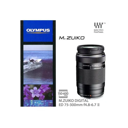 OM System M.Zuiko Digital 75-300mm Telezoomobjektiv - Kamera- & Video-Objektive, Super-Telezoomobjektiv für Micro Four Thirds Anschluss, ideal für beeindruckende Nahaufnahmen von weit entfernten Motiven.