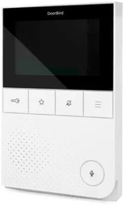 DoorBird A1101 IP Video Innenstation - WLAN, 4 Zoll True Color Touch Display, 2-Wege HD Audio und bis zu 102 dB für klare Kommunikation