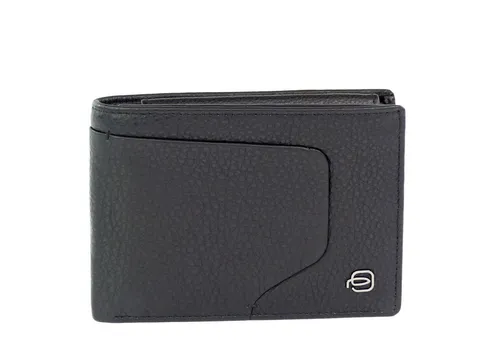 PIQUADRO Akron Geldbörse mit RFID-Blocker Schwarz von Piquadro