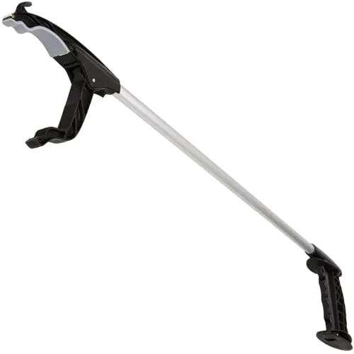 UNGER Allzweckgreifer 80 cm – Greifhilfe & Greifzange für Senioren – Greifer mit Magnet & Haken – Greifarm für Alltag, Haushalt & einfache Reichweitenverlängerung ohne Bücken & Strecken