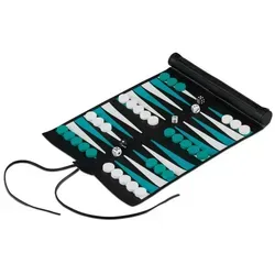 Backgammon zum Aufrollen Brettspiele Reise-Backgammon Reisespiel Tavla Spiel