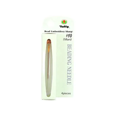 Tulip TBN-002E Beading Needles, Metall, Silver, Einheitsgröße