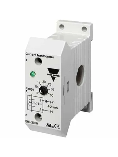 Produktbild E83-2050 AC Stromwandler, 50 A mit 4-20 mA DC Ausgang