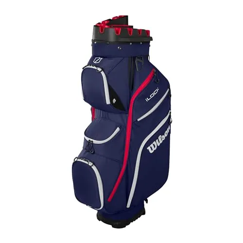 Wilson I-Lock CART Bag Marine/Weiß/Rot von Wilson