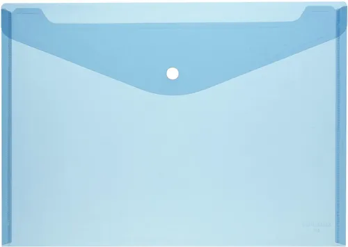 HERLITZ A4 Dokumentenmappe - transparent blau