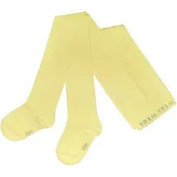 WERI SPEZIALS Strumpfhersteller GmbH Strickstrumpfhose Kinderstrumpfhosen für Mädchen >>Cupcake-Dekorationen<< aus Baumwolle gelb 110-116