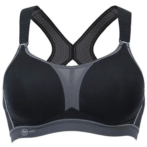 Anita Active Damen Dynamix-Star Sport-BH, schwarz/anthrazit 445, 75D - Funktionsunterwäsche mit optimaler Unterstützung und höchstem Tragekomfort für aktive Frauen. Ideal für Sport und Freizeit.