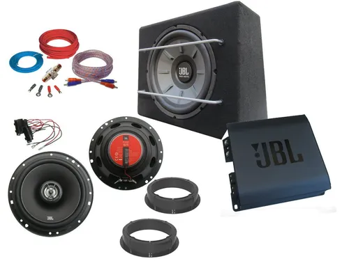 DSX JBL Set für VW Golf 7 VII Lautsprecher Subwoofer Verstärker Kabel Auto-Lautsprecher (1455 W)