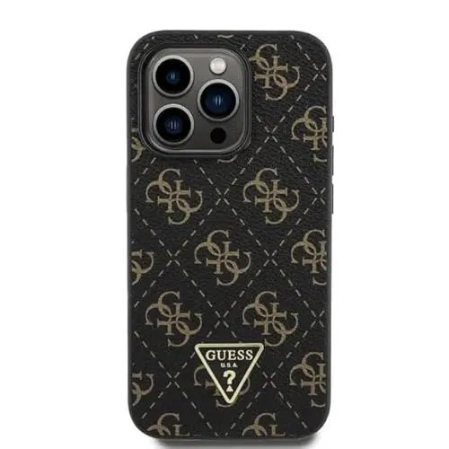 CG MOBILE Guess Schutzhülle für iPhone 16 Pro - Elegante Schutzlösung - Standard Handyhüllen mit stilvollem Dreiecks-Logo, bietet optimalen Schutz und verleiht deinem iPhone 16 Pro einen modischen Look.