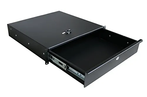 Rackschublade 2HE extra tief Vollauszug